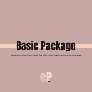 Basic Custom Social Media Package - Monthly Investment